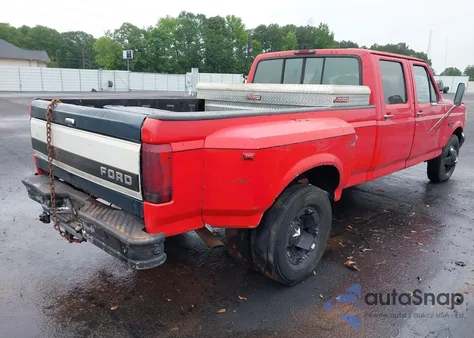 1995 Ford F350 z USA, uszkodzony, nr VIN 1FTJW35G5SEA26190